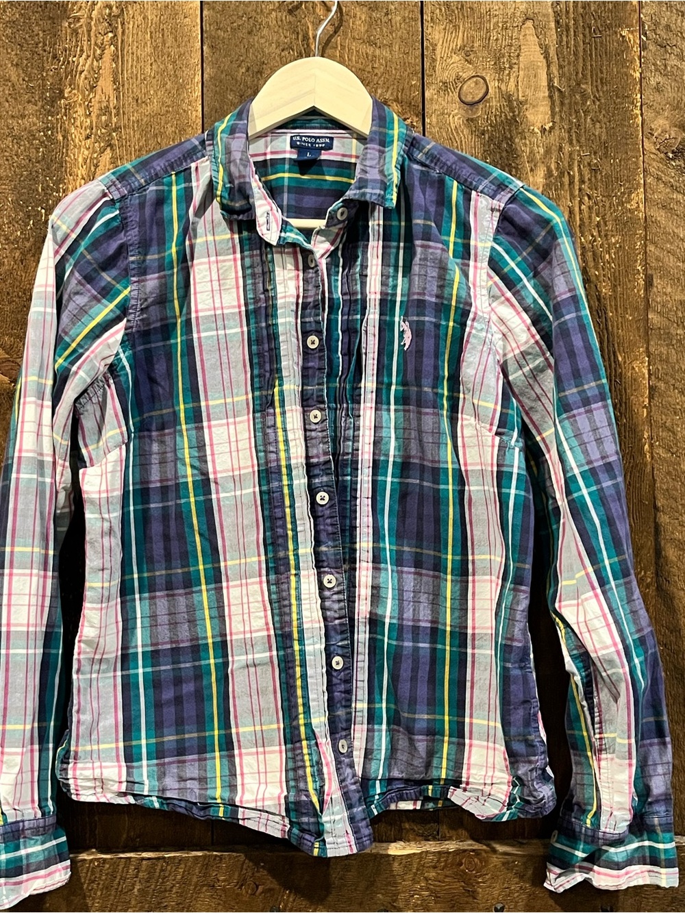 U.S. Polo Assn. Multi-Color Plaid Button-Down Shirt